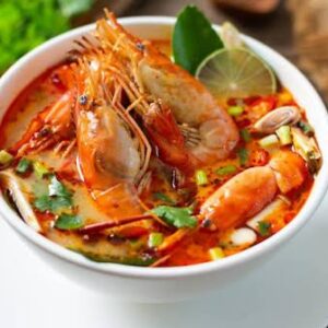 ต้มยำกุ้งแม่น้ำตัวโต เนื้อเด้งหวานฉ่ำ