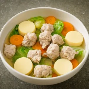 ต้มจืดเต้าหู้หมูเด้งนุ่ม ชิ้นโต เต้าหู้ไข่ละมุนลิ้น