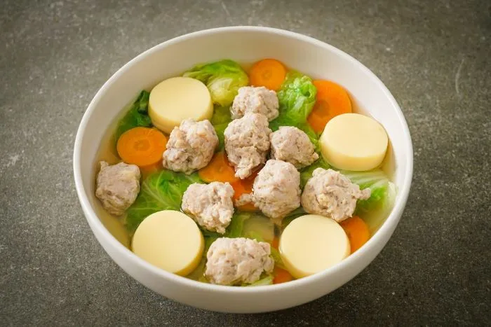 ต้มจืดเต้าหู้หมูเด้งนุ่ม ชิ้นโต เต้าหู้ไข่ละมุนลิ้น